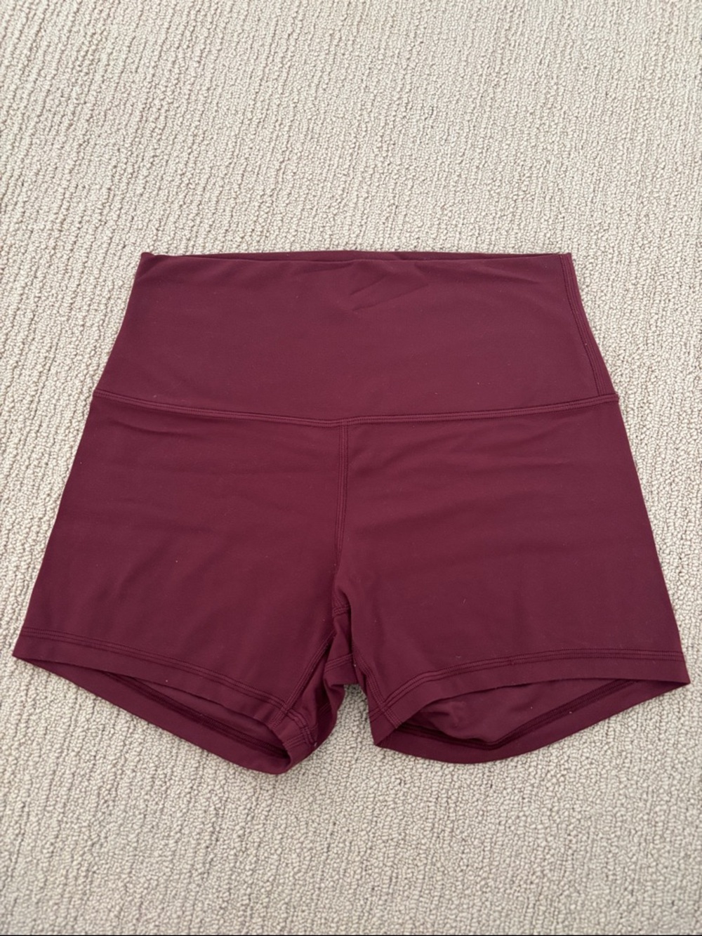 Lululemon Align High-Waist Women’s Athletic Shorts in Burgundy